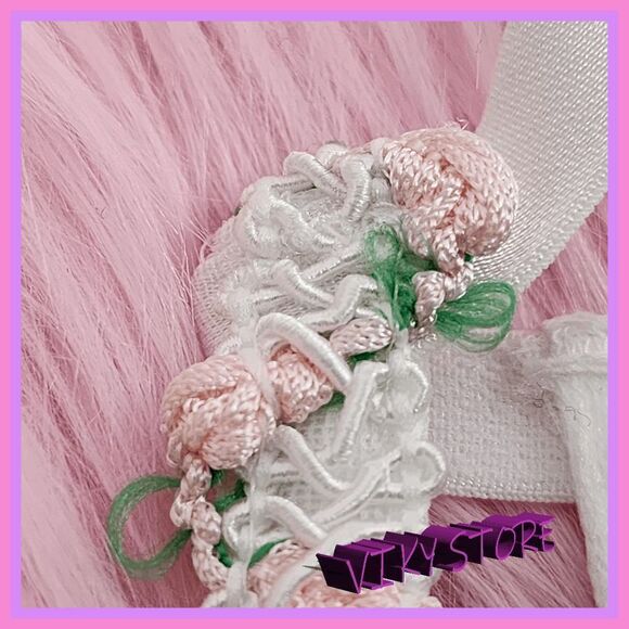 NWT {Victoria's Secret} White Rose Open Cup Bra 34DD: Elegant Sensuality NWT - Picture 6 of 11